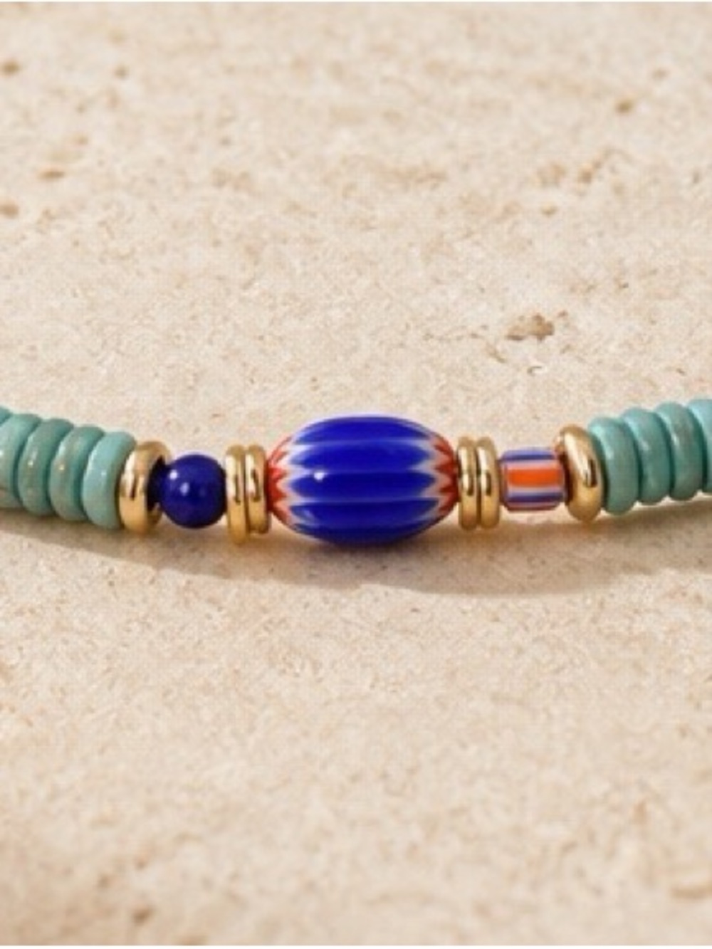 Turquoise Beaded Necklace - Picture 4 of 5